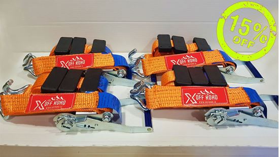 Kép 4 darabos csomag, vontató heveder, 3 pontos