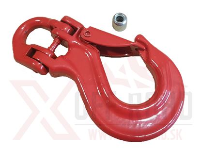 Kép Kicsi, piros acél horog