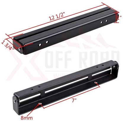 Kép Rendszámtábla tartó, dönthető, univerzális