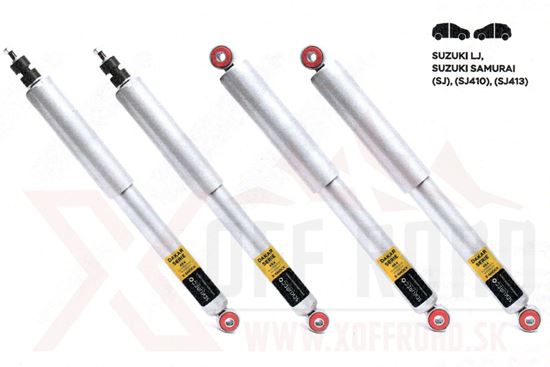 Kép Suzuki Samurai emelés +2"-os lengéscsillapítók rugókon